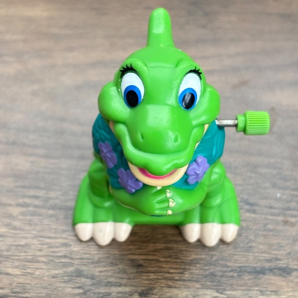VINTAGE Burger King Kids Club Land Before Time TUMBLING DUCKY Wind Up Toy 1997 - Picture 2 of 8